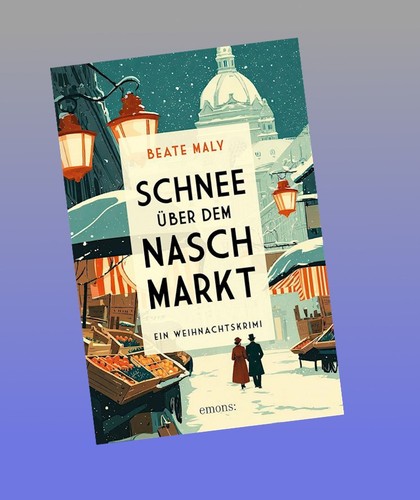 Schnee über dem naschmarkt - über,